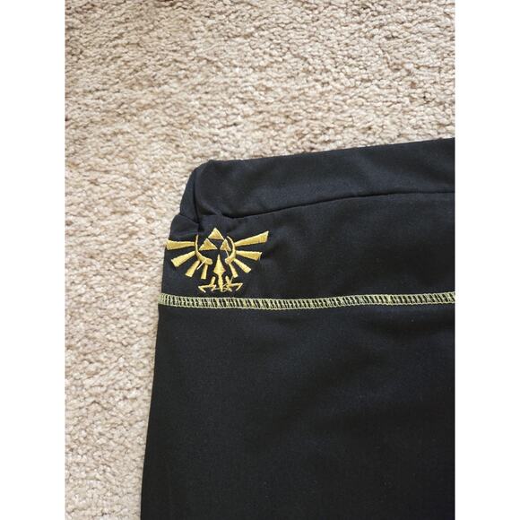 Legend of Zelda Black Nintendo Leggings, Plus Size 3XL - Picture 8 of 12